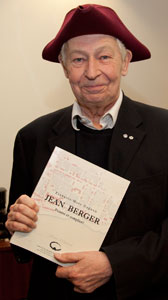 François-Marc Gagnon at the official launch of his book Jean Berger, peintre et complice? 