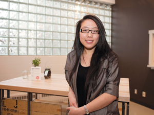 Vivien Leung was one of the students that took up the sustainable design challenge. | Photo Concordia University