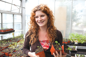 Jessica Sypher was inspired to develop a thesis on how Concordia can grow green. | Concordia University