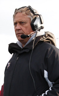 Stingers football coach Gerry McGrath.