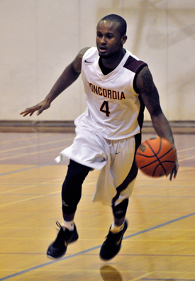 Stingers guard Decee Krah will compete against musicians for the first ever POP vs. Jock Charity Game. | Photo courtesy of Concordia Athletics