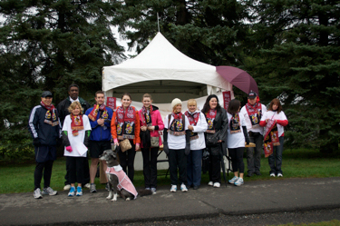 A team of 35 Concordians took part in the Run for the Cure | Photos by 