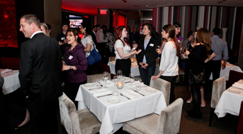 Networking during Dinner for Eight | Photos by Joseph Dresdner 