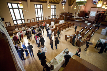 People gathered at the chapel on April 25 to celebrate its history and its bright future.