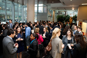 Concordia business students had an opportunity to mingle with representatives from some of the city’s top firms at the 2012 Employer Recognition and Networking Cocktail.