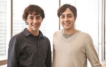Bachelor of Fine Arts graduates and brothers Max and Julian Stein | Photo by Concordia University