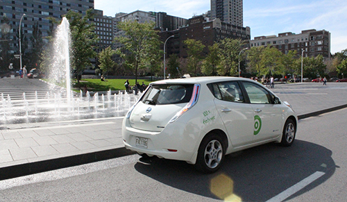 Car-sharing services such as Quebec’s Communauto have seen a large increase in members in the past decade. | Photo courtesy of Communauto