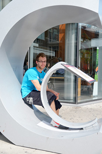 Engineering student and Shuffle scholarship recipient Gabriel Comeau | Photo by Concordia University