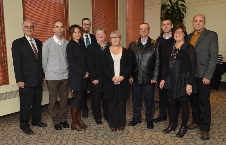 This year's recipients of the Arts and Science Dean's Awards. | Photo by Ryan Blau/P