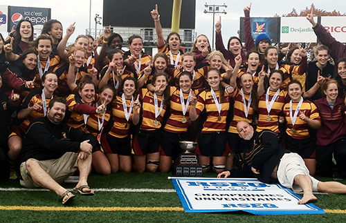 The Stingers women’s rugby team