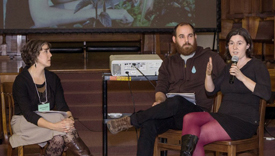 From left: Allison Gonsalves, Marcus Lobb and Jackie Martin.