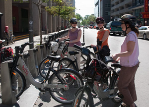 Bixi has installed the bike-sharing service on the Loyola Campus. | Photo by Concordia University