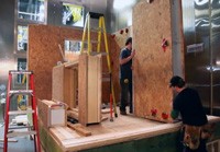 Test hut construction