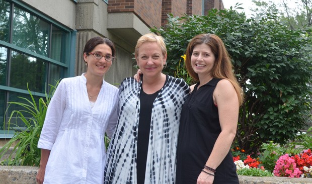 Natasha Blanchet-Cohen, Varda Mann-Feder and Patti Ranahan Natasha Blanchet-Cohen, Varda Mann-Feder and Patti Ranahan