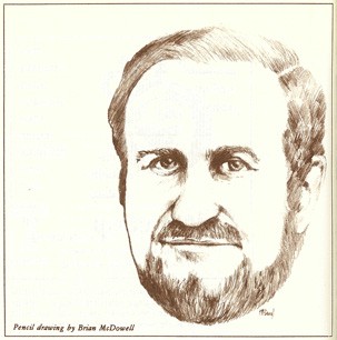 Pencil drawing of Clarke Blaise by Brian McDowell Pencil drawing of Clarke Blaise by Brian McDowell