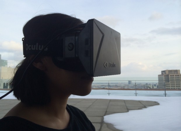 Oculus Rift virtual reality headset