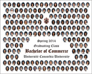 Example of a graduating class mosaic photo | Photo by Lassman Studios