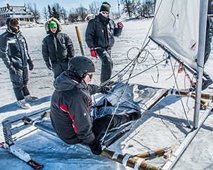 Running on ice, snow … and Mars