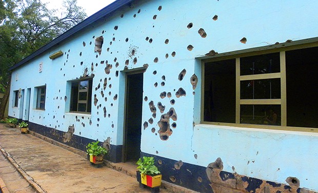 A memorial site in the Nyarugenge district of, Kigali, Rwanda