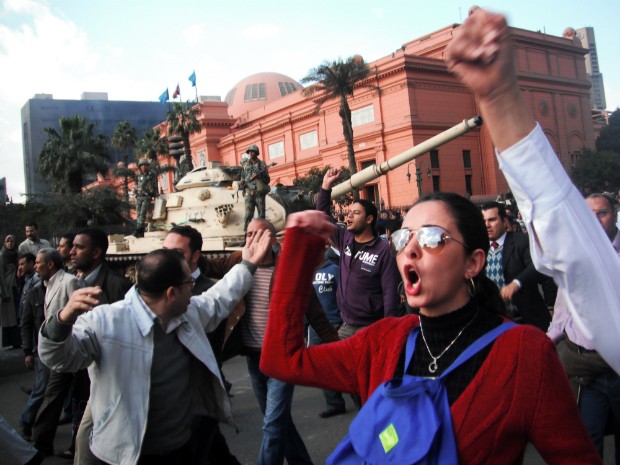 In November, Egypt’s government banned protests without police approval. In November, Egypt’s government banned protests without police approval.