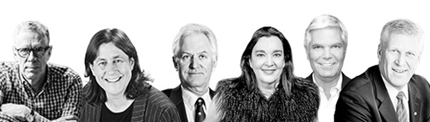 Stuart McLean, Chantal Hébert, Bryan Kolb, Chantal Pontbriand, Gregg Saretsky and Louis R. Chênevert 