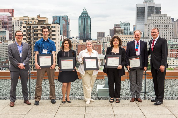 Philippe Beauregard, Damon Matthews, Estelle Bouthillier, Raye Kass, William Bukowski and Alan Shepard