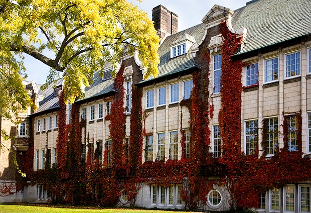 The Loyola Campus in autumn