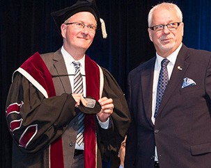 President is honoured by Centre Jacques Cartier