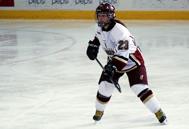 The women’s hockey team started its season on October 17, but its first home game will be on November 2 at the Ed Meagher Arena.