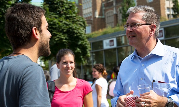 Conversations with the president are open to members of the university community