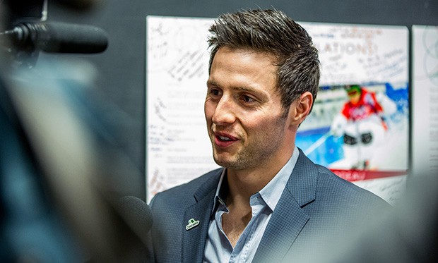Alexandre Bilodeau, world champion and JMSB student: ‘Give me numbers and I’ll find my way out, no problem.’ 