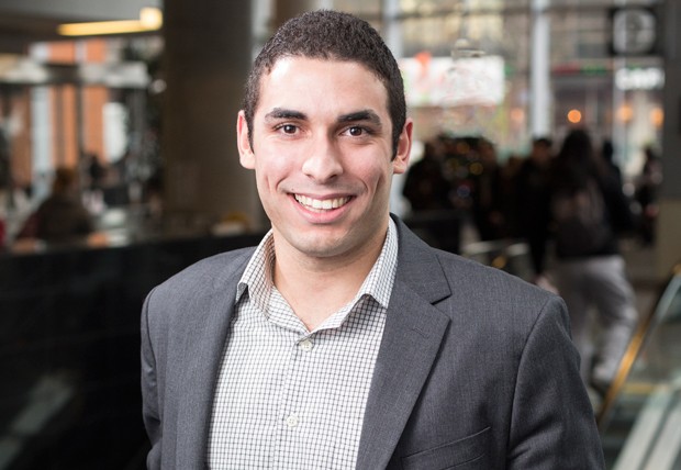 Jason Azzoparde is the second Concordia Co-op student in the past four years to win the Bourse Gilles Joncas, awarded to the top co-op student in Quebec