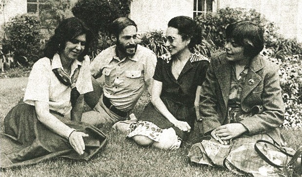 The staff of Concordia’s new Ombuds Office in 1978. From left: Suzanne Belson, Daniel Reicher, Beatrice Pearson and Frances Bauer.