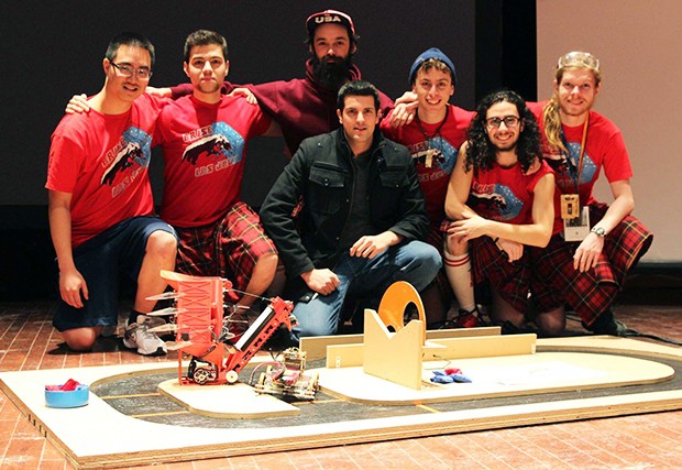 The Machine team finished first in its contest category | Photo by Lambert Le