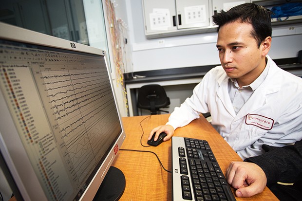 Concordia researcher Thien Thanh Dang-Vu’s mission is to make sleep disorders and their related treatments better understood. Concordia researcher Thien Thanh Dang-Vu’s mission is to make sleep disorders and their related treatments better understood.