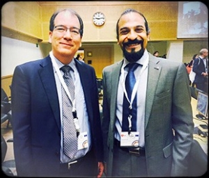 Vivek and Alan Bowman, the Permanent Observer of Canada to the Council of Europe.