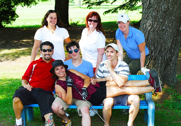 Concordians at the Memorial Golf Tournament.