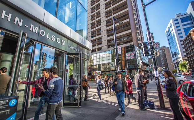 The John Molson MBA is ranked fifth in Canada by Bloomberg Businessweek.