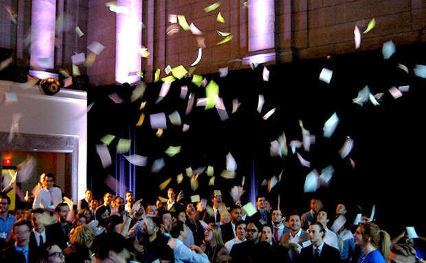 250 students from across North America took part in the 2015 John Molson Stock Exchange Competition on November 14. | Photos and video clip by Meagan Boisse