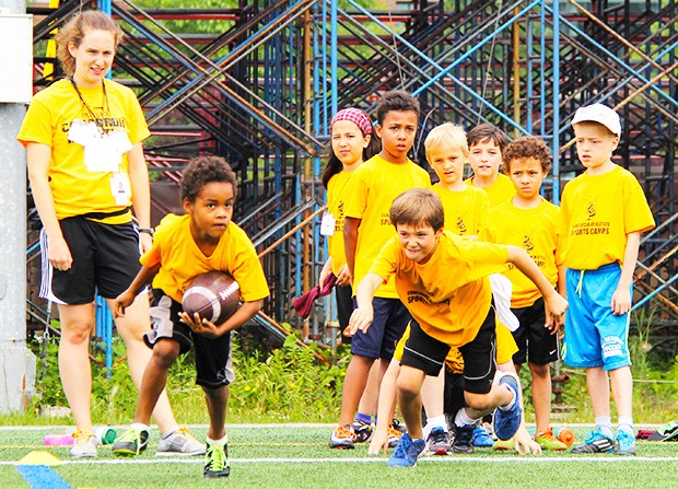 The Concordia Athletics Sport Camps offer a convenient child-care solution that keeps kids active. | Photo by Marah Even