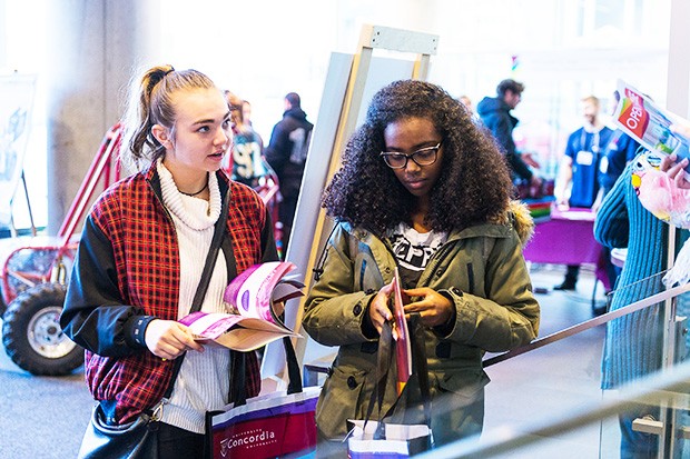 “We’ve been very deliberate about creating the space for our visitors to have a conversation with us, and get that individualized attention,” Matthew Stiegemeyer, director of student recruitment. | Photos by Justin Desforges