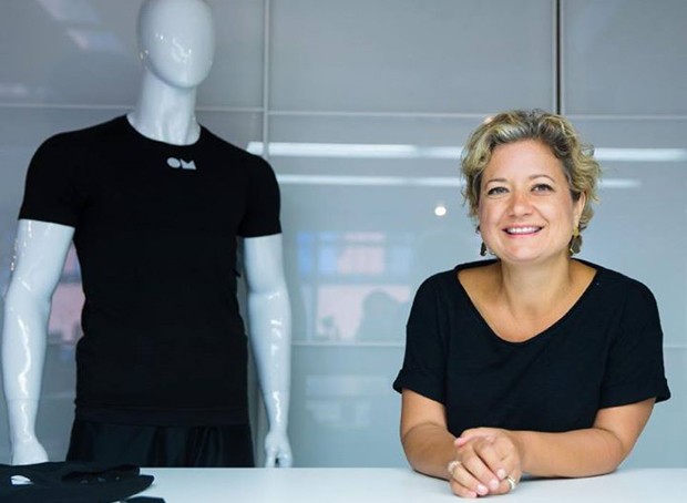 “How can we embed computation in textiles rather than attach devices to our bodies?” asks Joanna Berzowska, research director of XS Labs. | Photo courtesy of Contact MTL “How can we embed computation in textiles rather than attach devices to our bodies?” asks Joanna Berzowska, research director of XS Labs. | Photo courtesy of Contact MTL