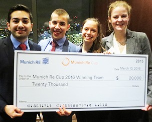 Concordia’s $20,000-winning actuarial mathletes