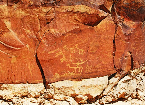 Ancient rock drawings near Nitzana. | Photo courtesy of freeisraelphotos.com