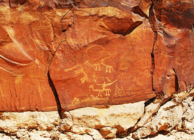 Ancient rock drawings near Nitzana. | Photo courtesy of freeisraelphotos.com Ancient rock drawings near Nitzana. | Photo courtesy of freeisraelphotos.com