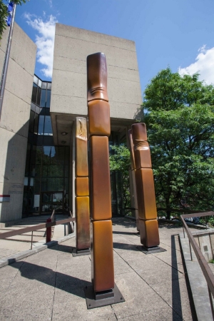 Walter Redinger’s “Totems.”