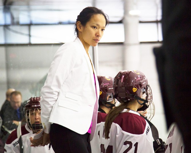 Julie Chu was recently named head coach of the Concordia women’s hockey team: “I like to think that we're always trying to be role models.” Photo by Brianna Thicke.