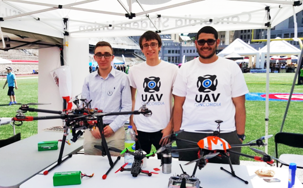 Christopher Gallo, UAV Concordia president: “Drones necessitate multidisciplinary collaboration.”