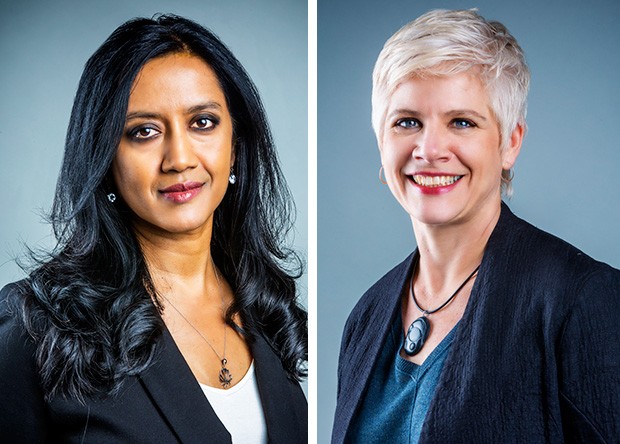 From left: Nadia Bhuiyan and Anne Whitelaw. | Photos by Concordia University