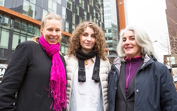 Pauliina Rouleau, Monika Komorek and Deborah Wright have all benefited from staff mobility opportunities offered through the Erasmus+ KA107 program. | Photo: Concordia University